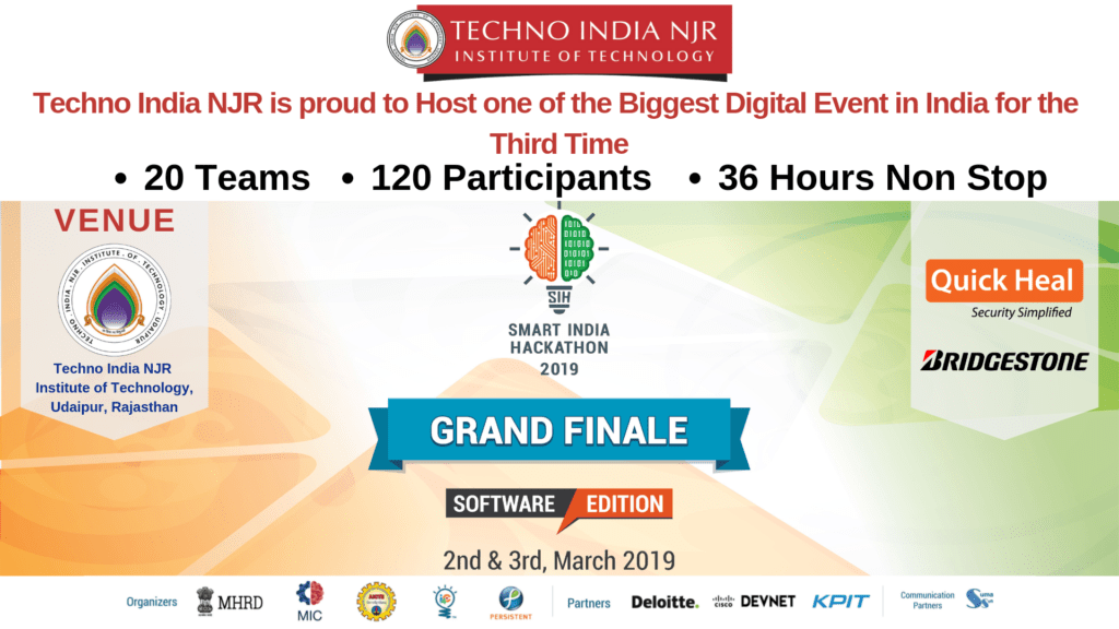 Techno India NJR is proud to hold World’s Largest Hackathon for the 3rd time