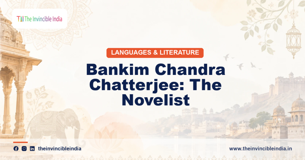 A depiction associated with Bankim Chandra Chatterjee, the pioneering Bengali novelist