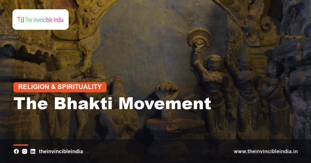 A painting depicting a devotional saint figure associated with the Bhakti movement in India