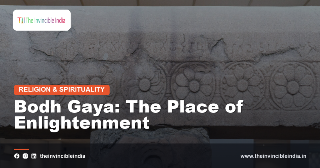 The Mahabodhi Temple at Bodh Gaya, the sacred site of the Buddha's enlightenment