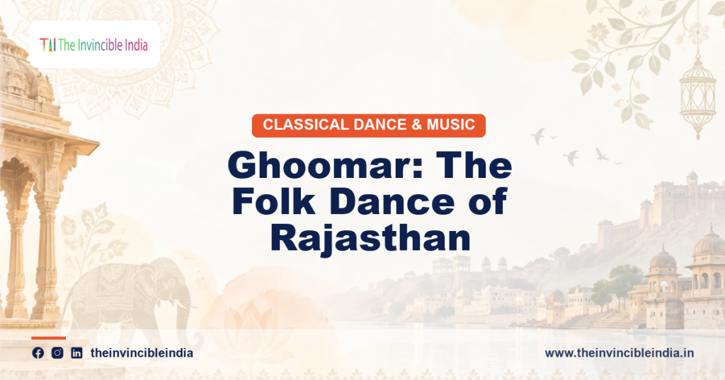 Women performing Ghoomar, the traditional swirling folk dance of Rajasthan
