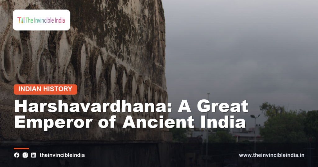 Ancient ruins associated with the age of Emperor Harshavardhana