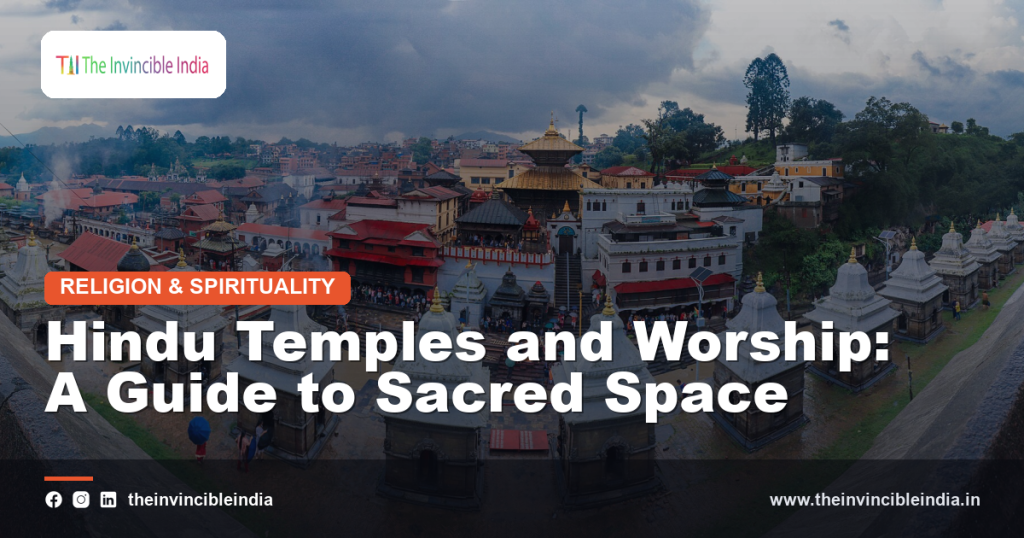 A magnificent Hindu temple, a sacred place of worship