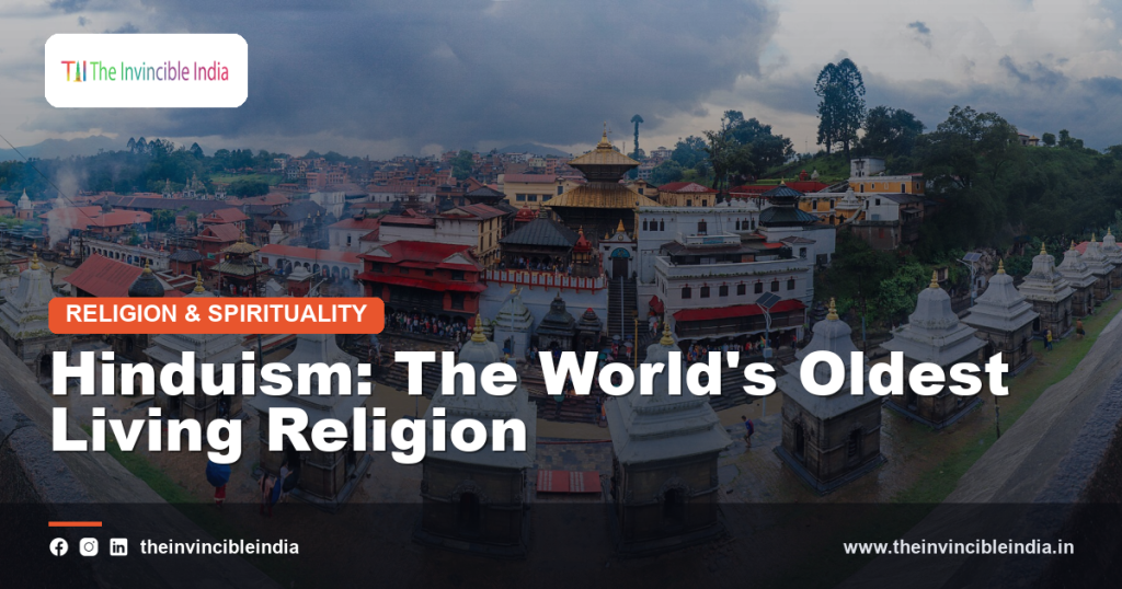 A Hindu temple and worship, expressing the traditions of Hinduism