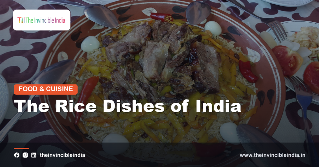 A fragrant pulao rice dish garnished with herbs