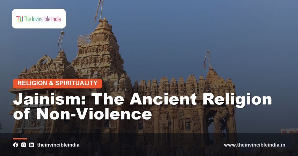 A Jain temple, expressing the ancient religion of Jainism
