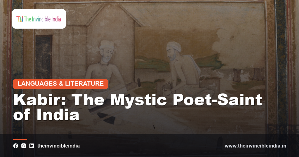 A traditional painting of the mystic poet-saint Kabir