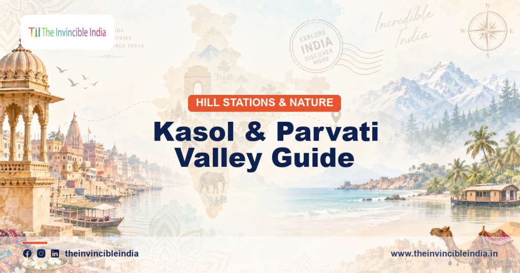 Kasol and Parvati Valley on the Parvati river in Himachal Pradesh, a backpacker base for Kheerganga, Tosh and Manikaran
