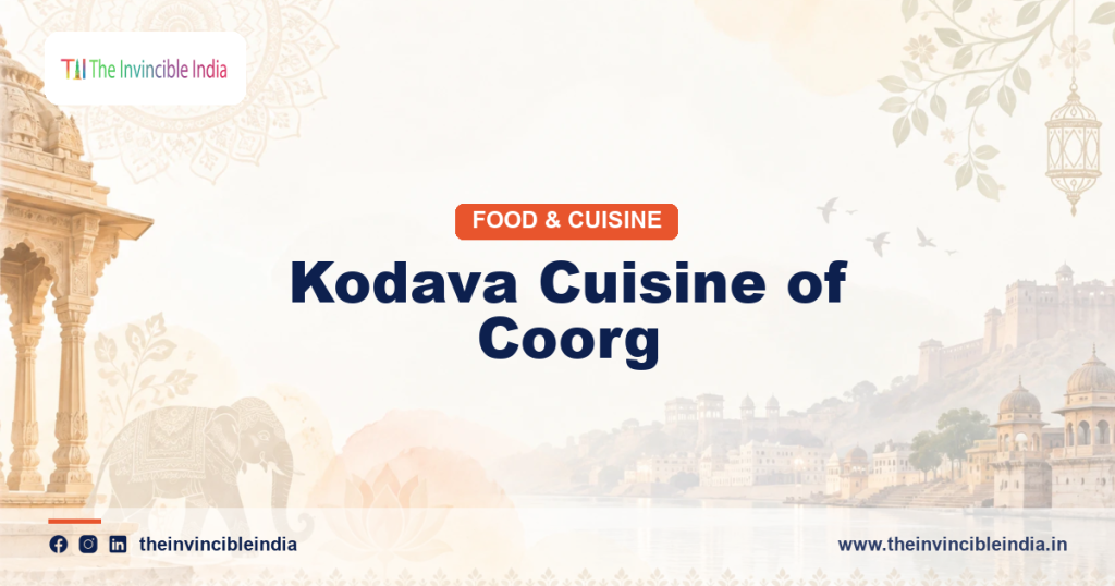 A Kodava meal from Coorg with pandi curry and kadambuttu