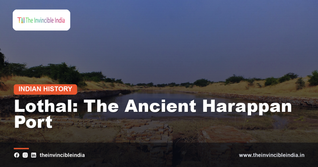The ancient dockyard ruins of Lothal, a Harappan port city in Gujarat