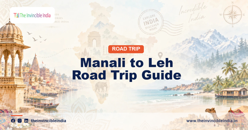 Manali to Leh road trip along the Himalayan highway crossing high passes into Ladakh