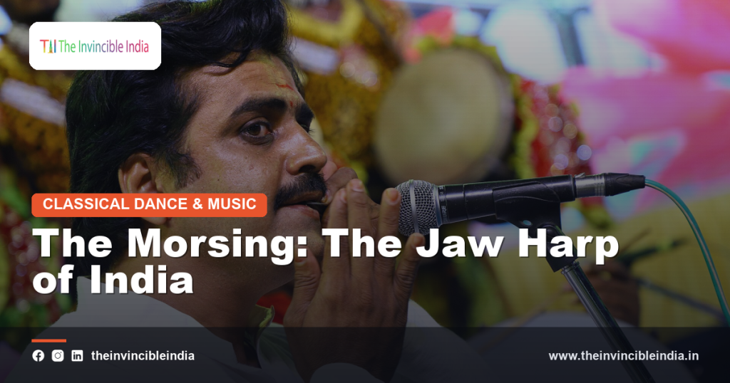 A traditional morsing jaw harp instrument used in Carnatic music