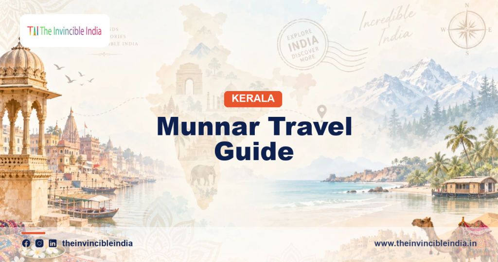 Munnar travel guide: tea estates and misty Western Ghats hills around the Kerala hill town of Munnar