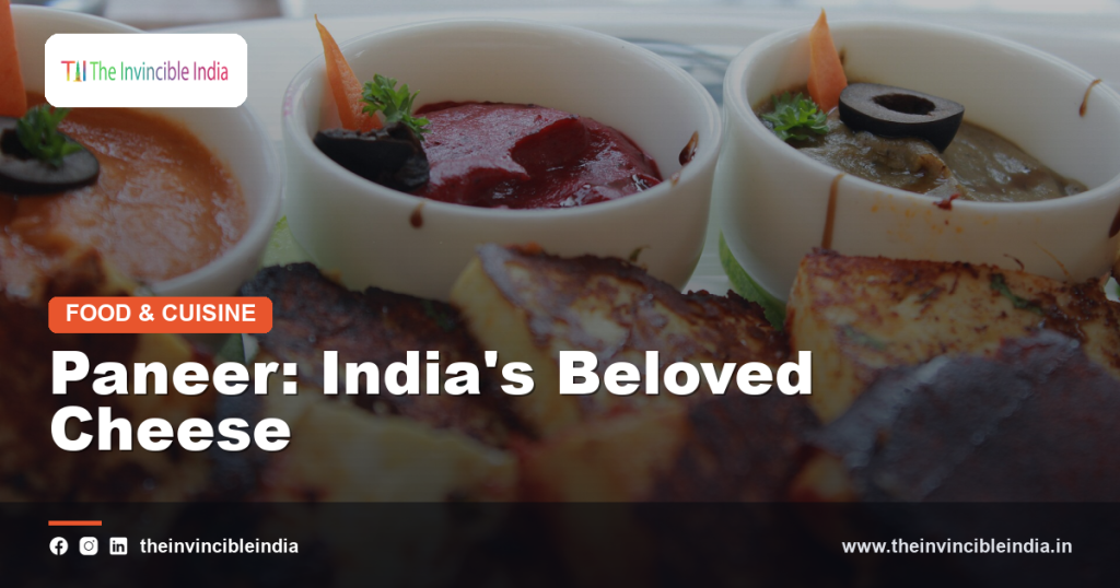 A plate of paneer tikka, India's beloved cheese dish