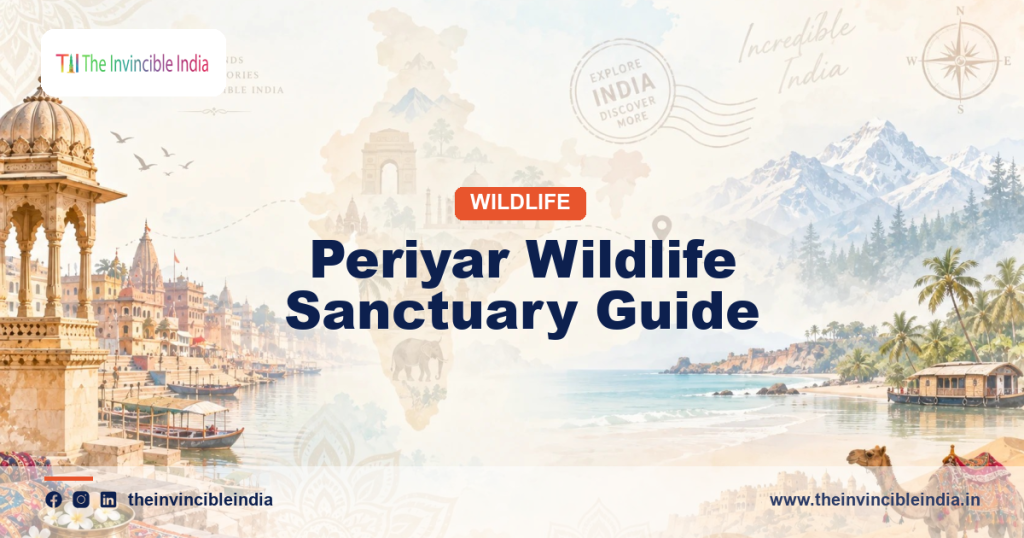 Boat cruise on the Periyar lake at Periyar Wildlife Sanctuary, Thekkady, Kerala