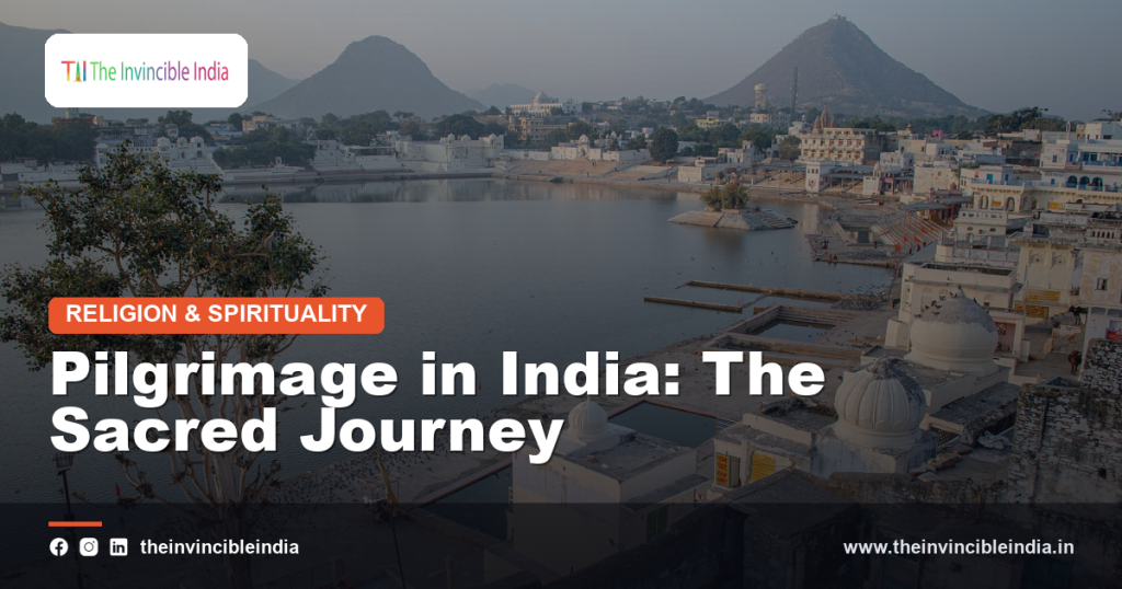 Pilgrims on a sacred journey in India