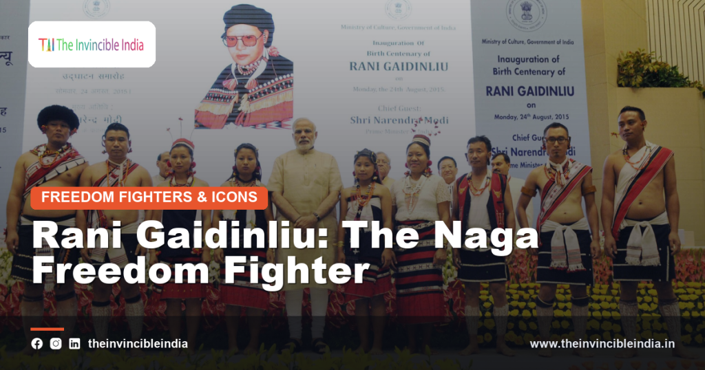 A portrait tribute to Rani Gaidinliu, Naga spiritual and political leader