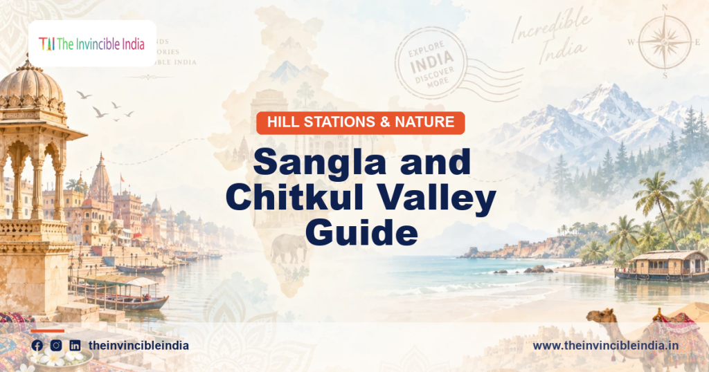 Sangla and Chitkul in the Baspa Valley, Kinnaur, with the Baspa river and snow peaks near the Indo-Tibet border