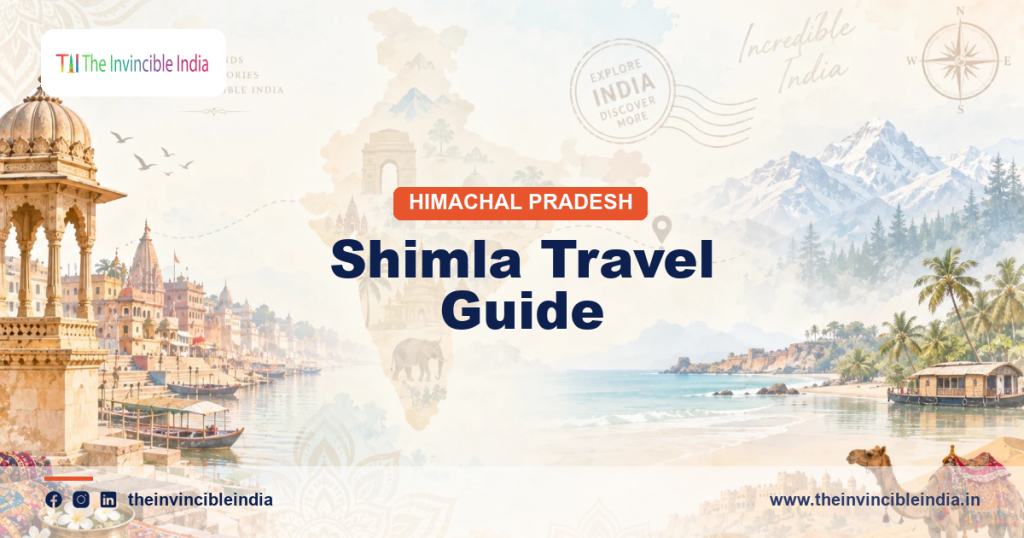 Shimla travel guide: the Ridge, Christ Church and colonial buildings on the hills of Shimla, Himachal Pradesh