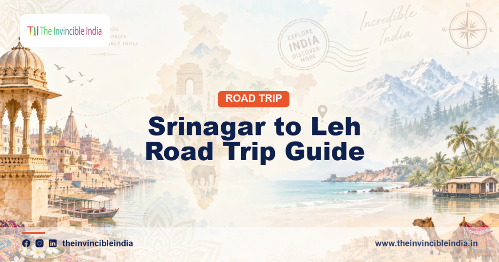 Srinagar to Leh road trip: the highway winding over Zoji La toward the mountains of Ladakh