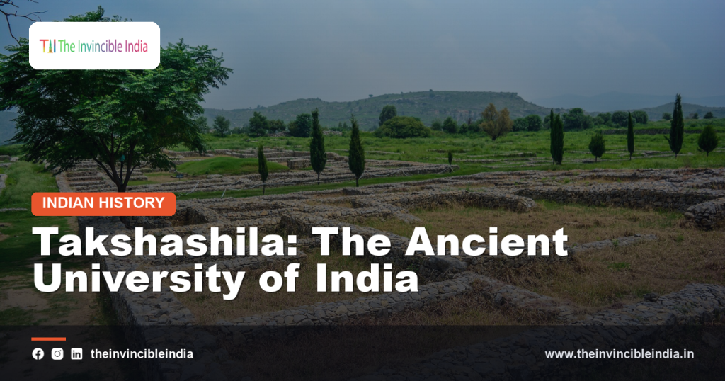 Ruins of ancient Takshashila (Taxila), a centre of learning in ancient India
