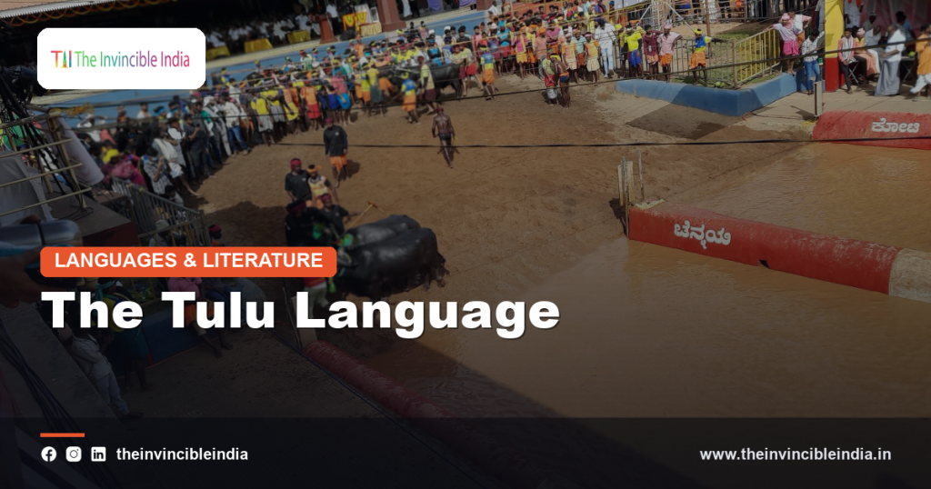 Illustration representing the Tulu language and Tulu Nadu's cultural heritage