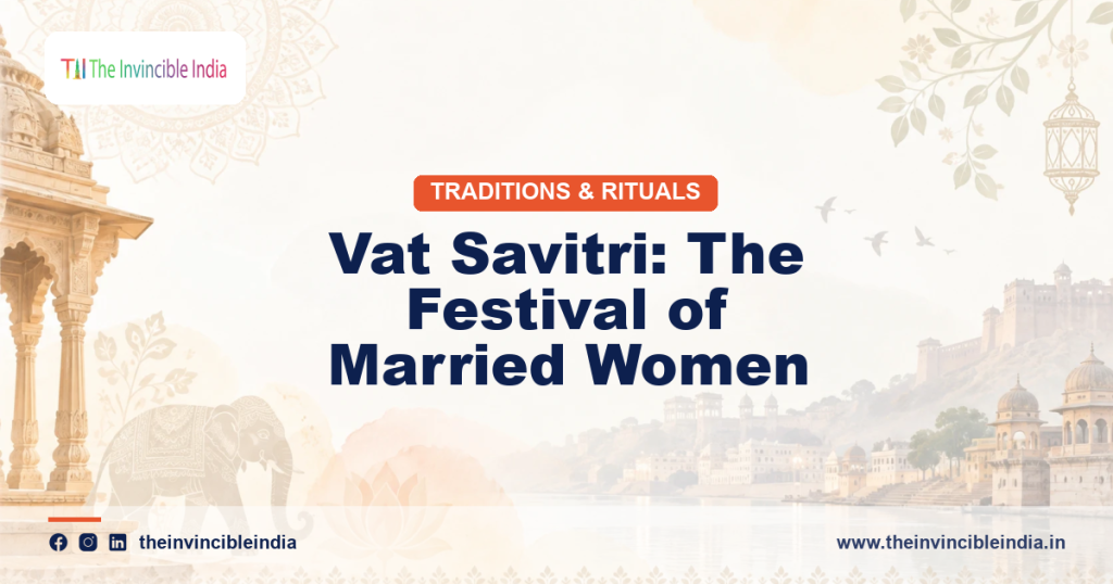 Married women tying a sacred thread around a banyan tree during Vat Savitri